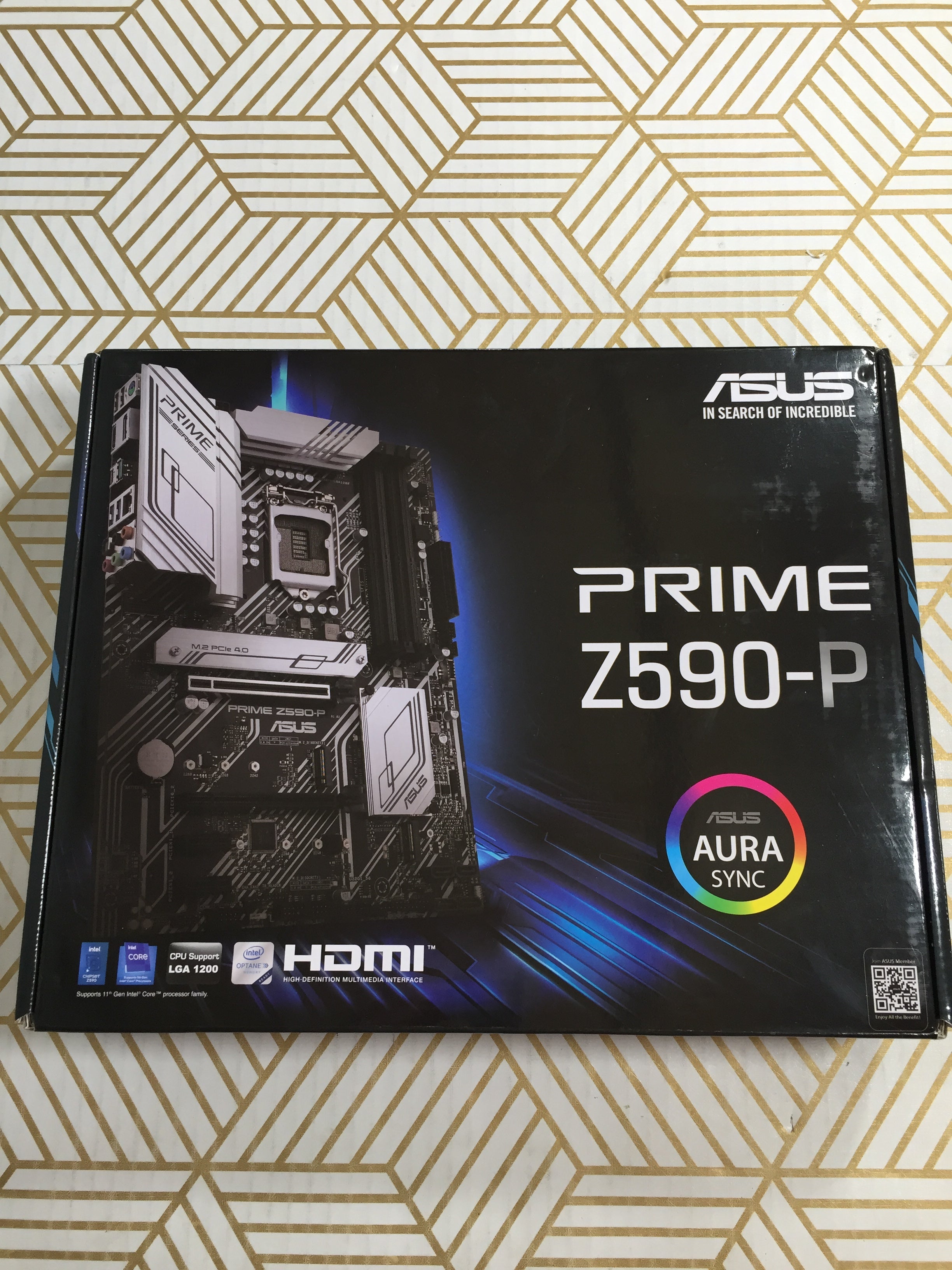 ASUS Prime Z590-P LGA 1200 (Intel® 11th/10th Gen) ATX Motherboard (7868884189422)
